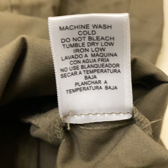 LOVE TREE Women’s Hooded Utility Jacket Green/Gray NWT - Picture 9 of 13